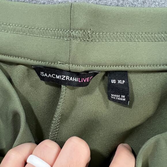 Isaac Mizrahi Live! Superknit Skinny Ankle Pant Fresh Olive, Petite X-Large - Picture 3 of 9